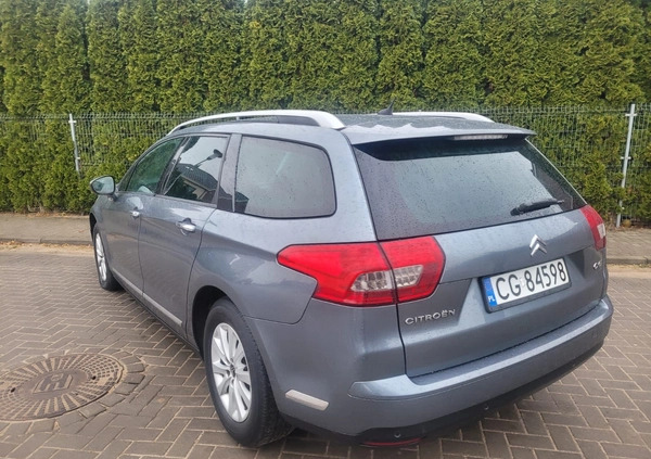 Citroen C5 cena 22500 przebieg: 204401, rok produkcji 2011 z Chodzież małe 232